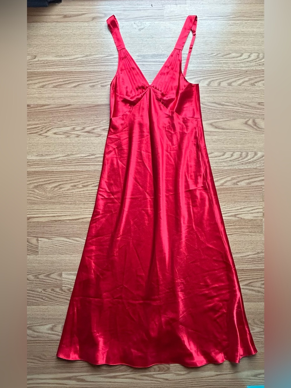 Frederick's of Hollywood Maxi Red Slip Dress Size XL